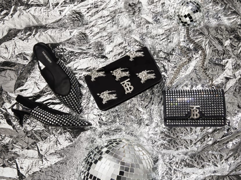 Burberry festive pouch on sale
